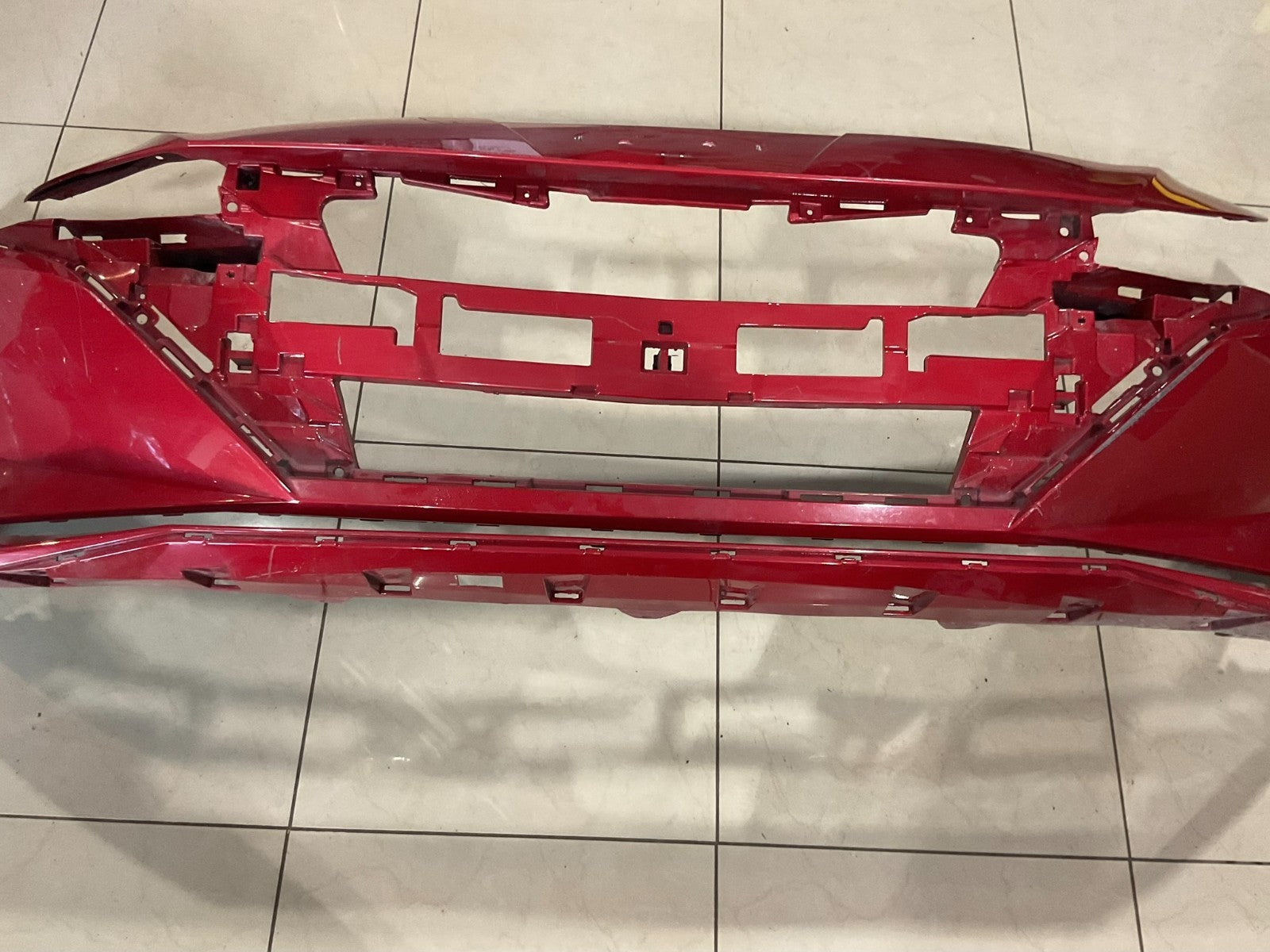 Front Bumper Cover Red Hyundai Elantra 2021-2023 CAPA