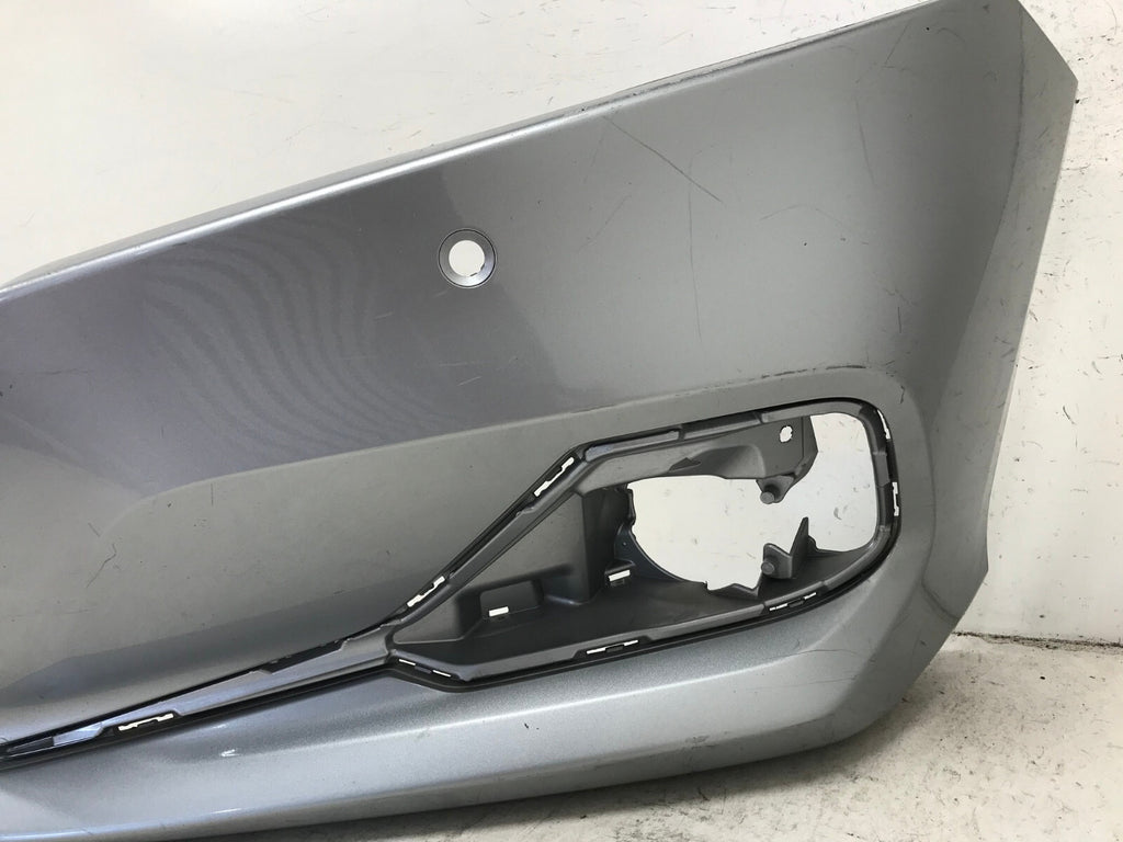Front Bumper Cover Silver 2021 2022 Honda Accord Sedan EX/LX w/Sensor Holes OEM