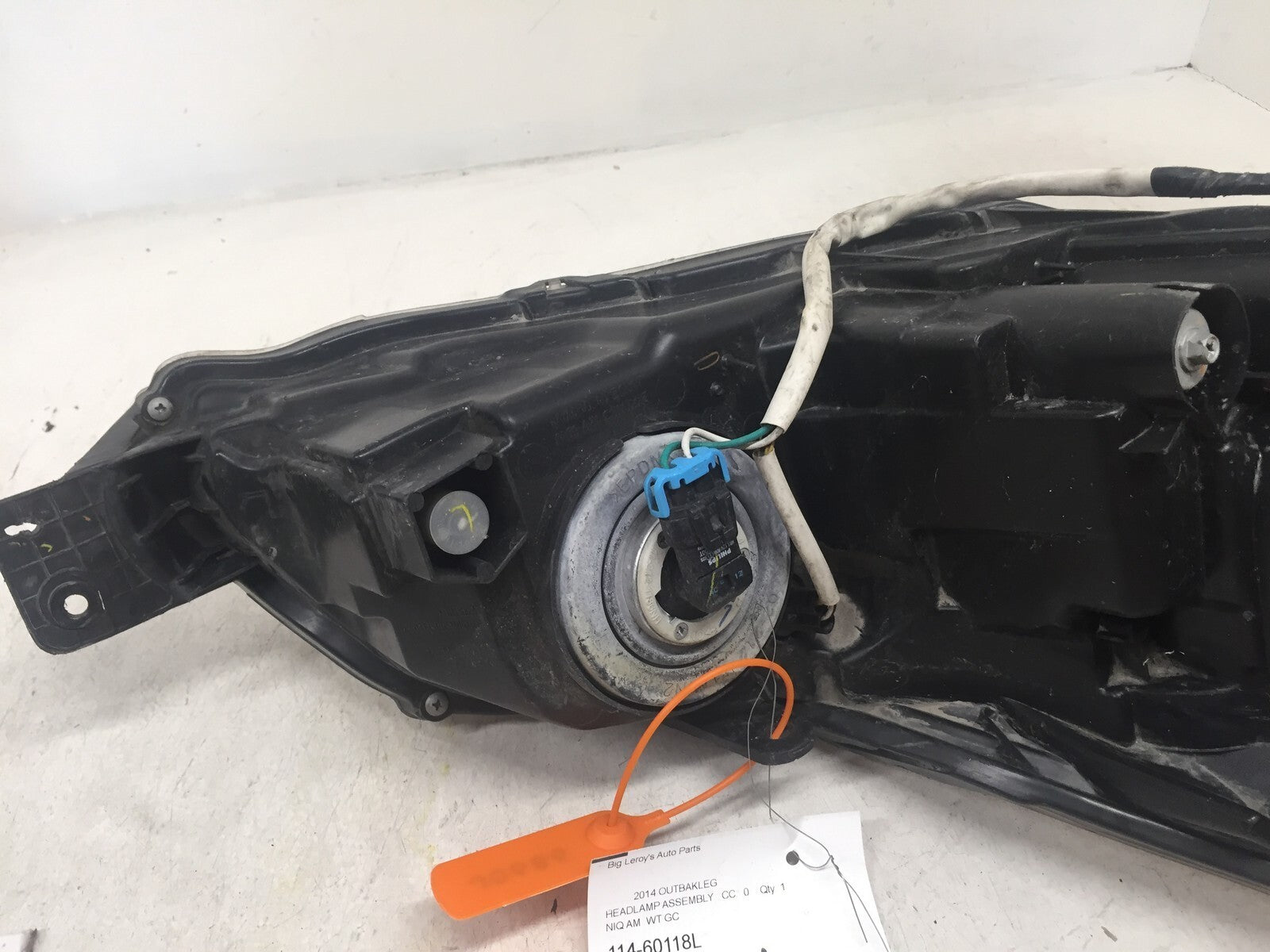 Headlight Damaged Left Driver LH Subaru Legacy 2013 2014 84001AJ01A OEM