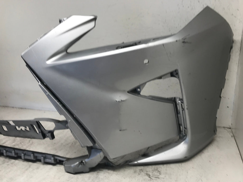 Front Bumper Cover White 2016-2018 Lexus RX350 RX450H Base w/Sensor Holes CAPA