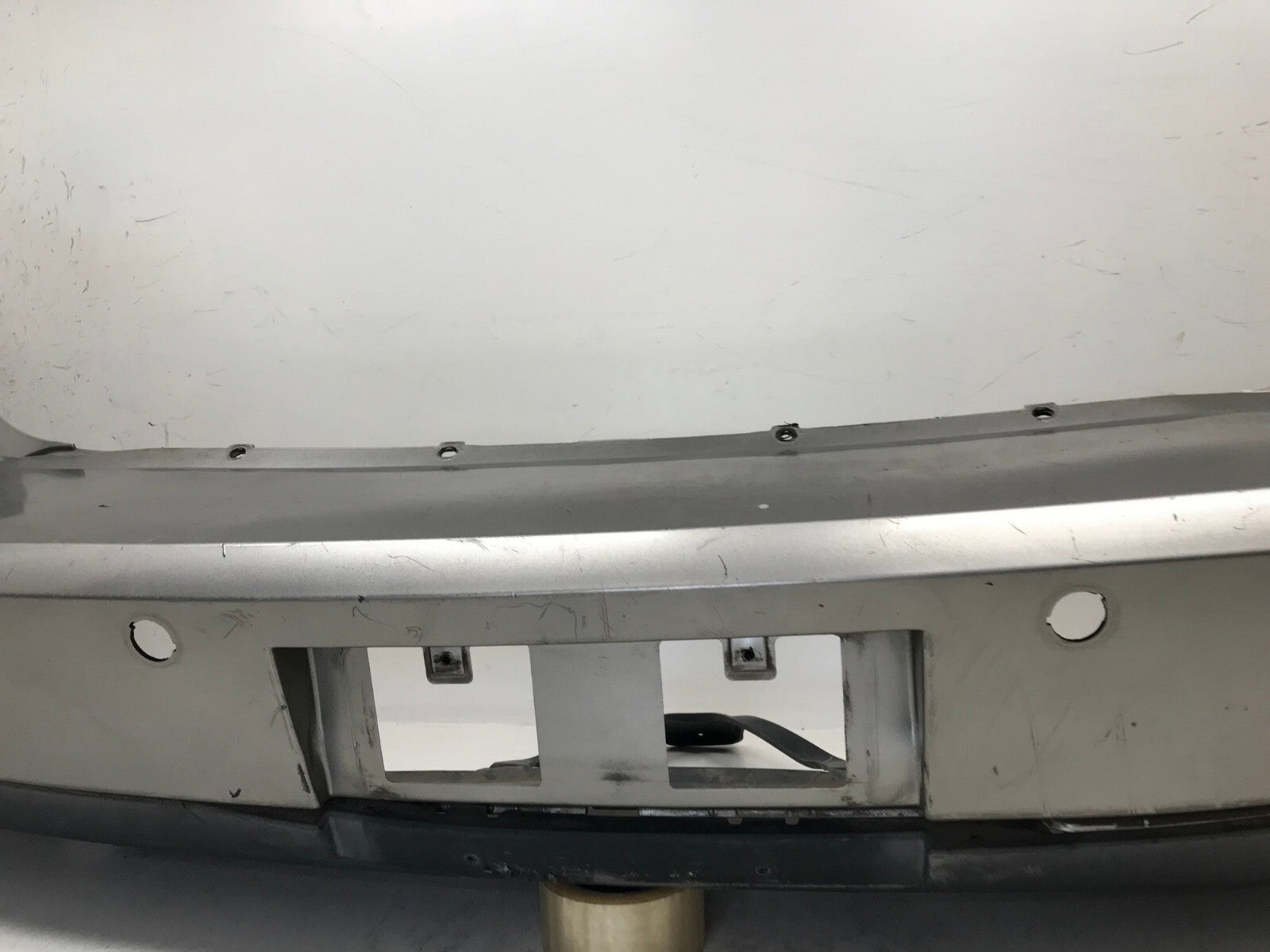 Rear Bumper Cover Silver 2011-2015 Lincoln MKX w/Sensor Holes 7A13-17F001-AB OEM