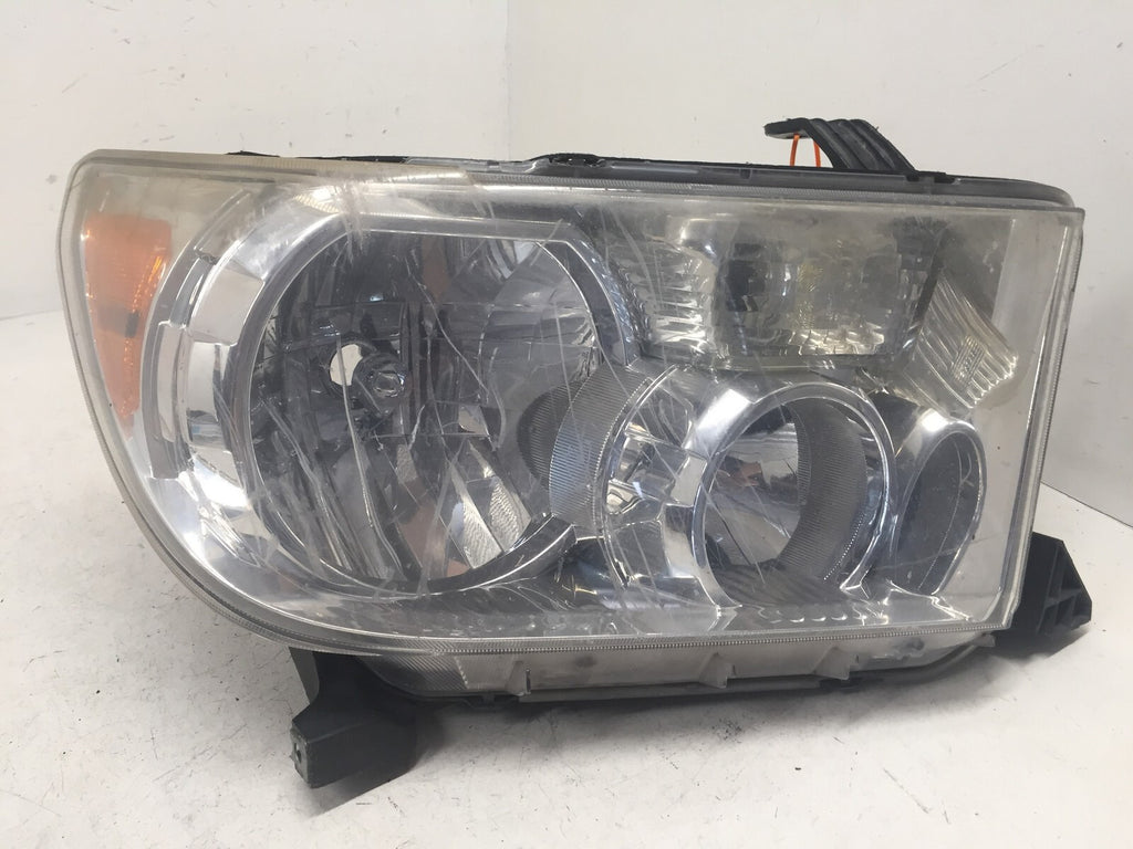 Halogen Headlight Damaged Right Passenger RH Toyota Sequoia Tundra 2008-2013 OEM
