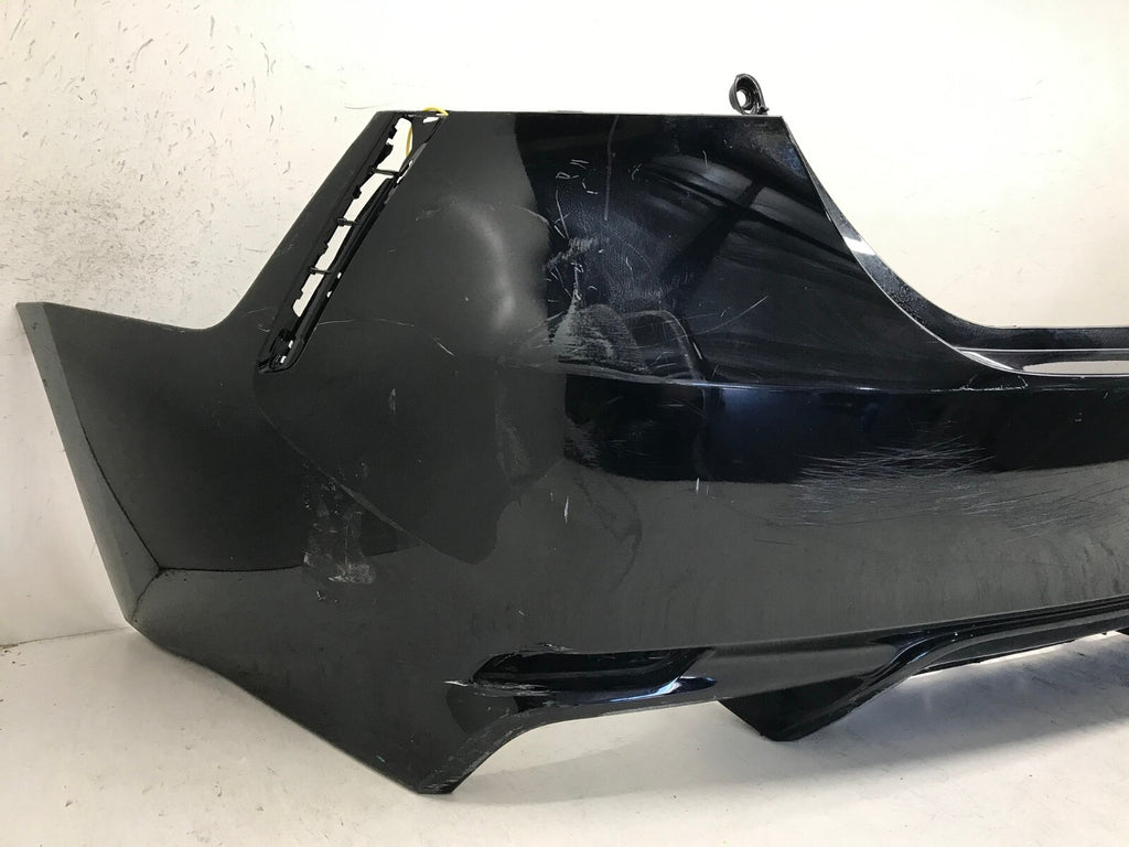 Rear Bumper Cover Toyota Camry SE XSE Hybrid SE w/Sensor Holes Black 18-19 OEM