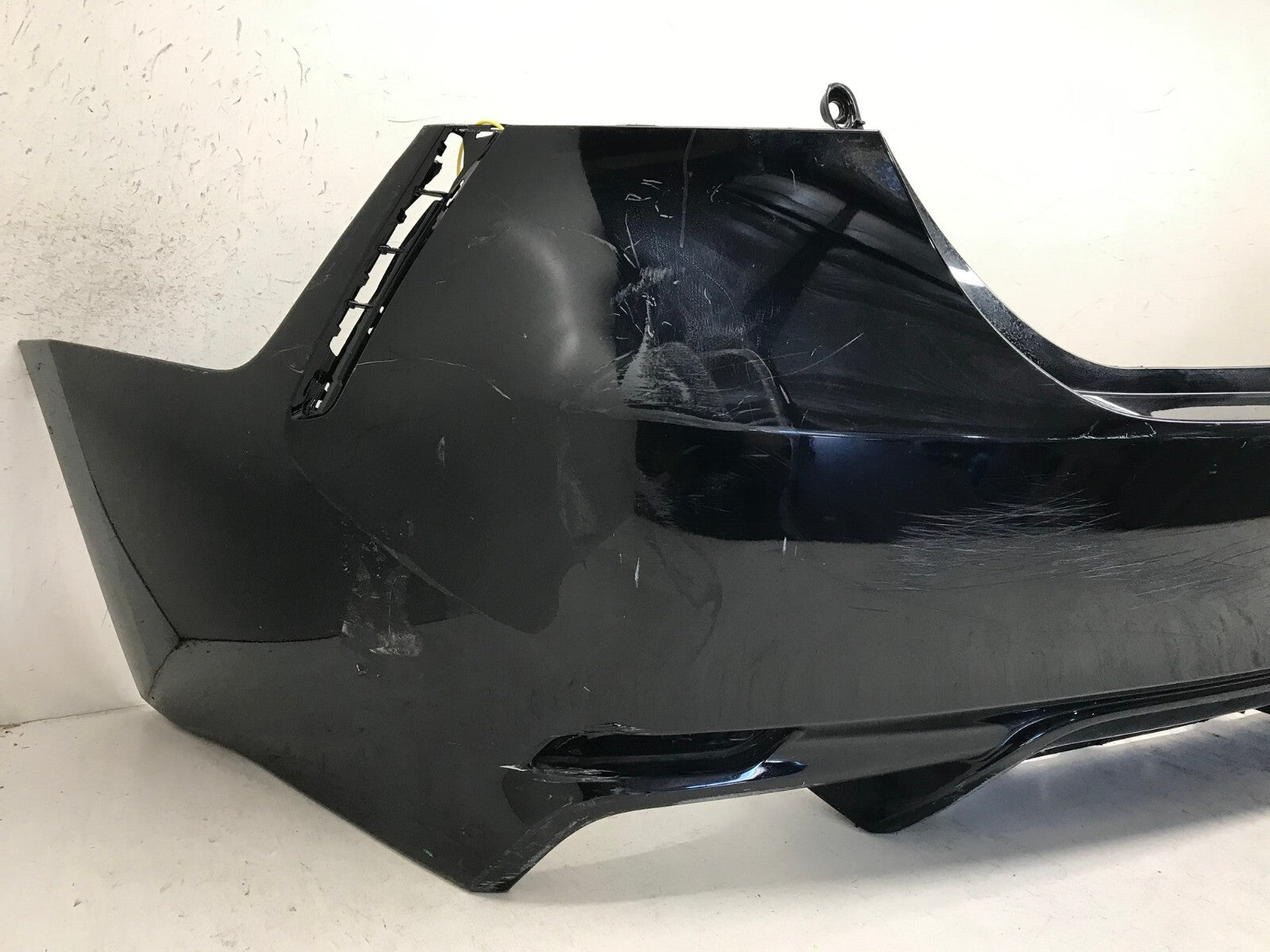 Rear Bumper Cover Toyota Camry SE XSE Hybrid SE w/Sensor Holes Black 18-19 OEM