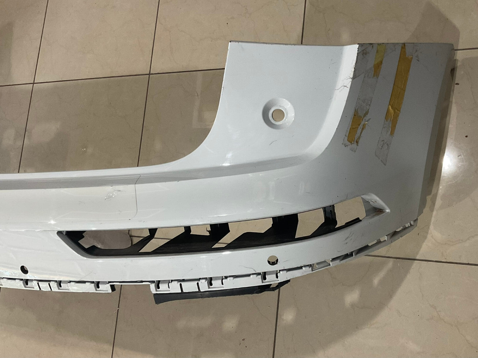 Rear Bumper Cover White 2018 2019 2020 Audi Q5 S Line SQ5 80A+807+385+F OEM