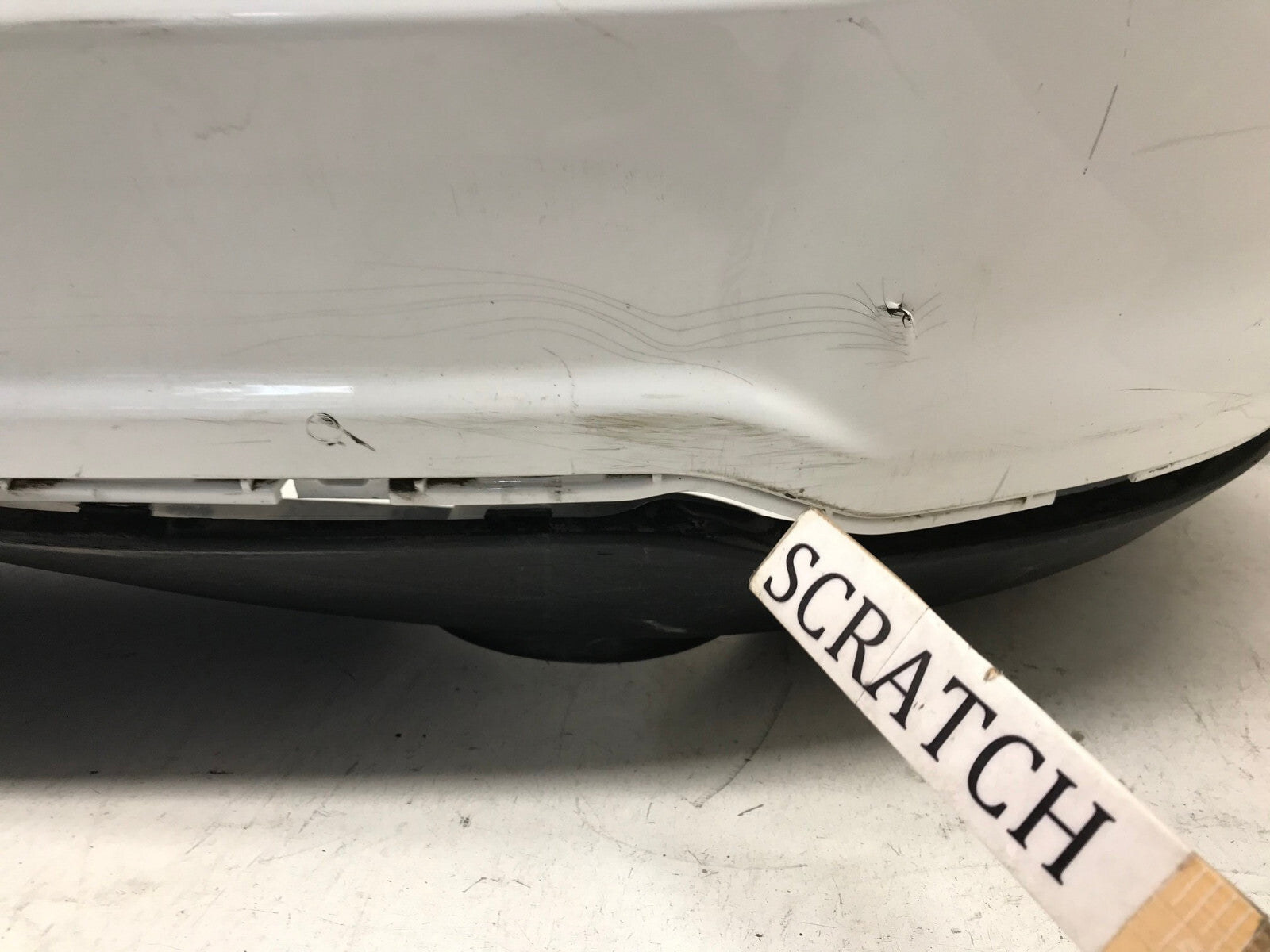 Rear Upper Bumper Cover Ford Edge White 11-14 BT43-17F001-ACW OEM2