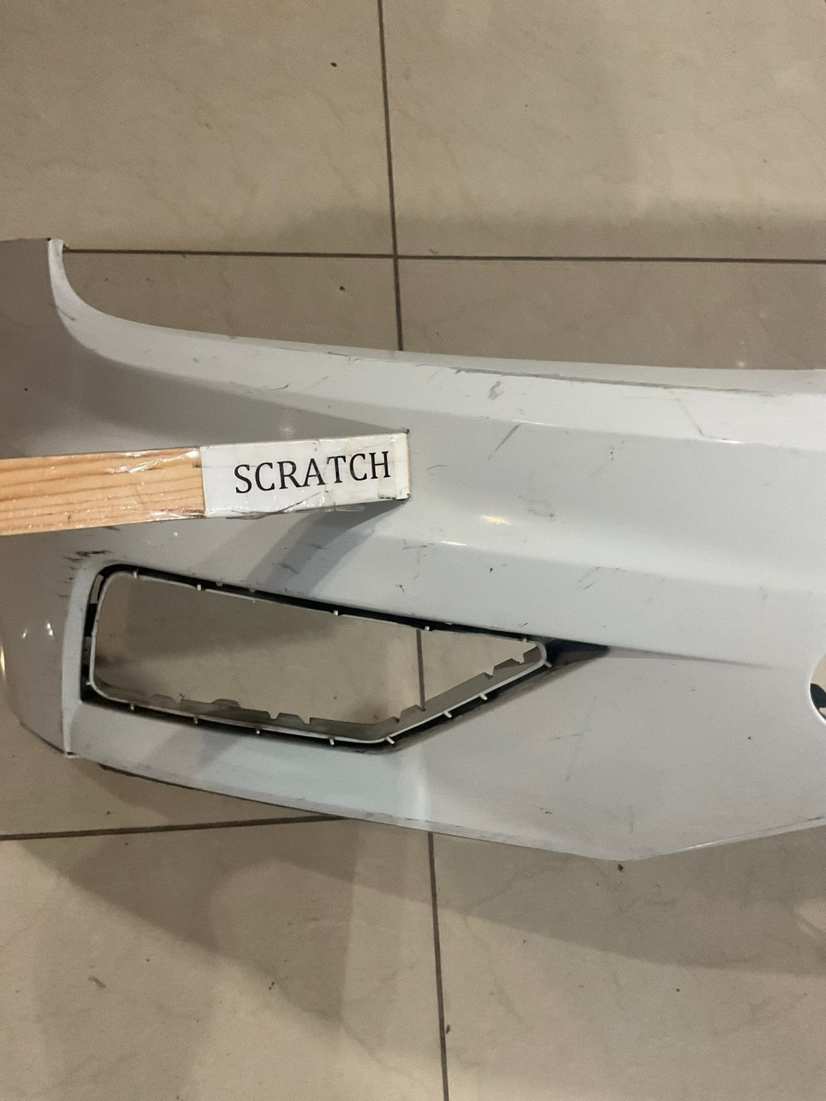 Front Bumper Cover White 2018-2021 Volkswagen Tiguan 5nn+807+221 OEM
