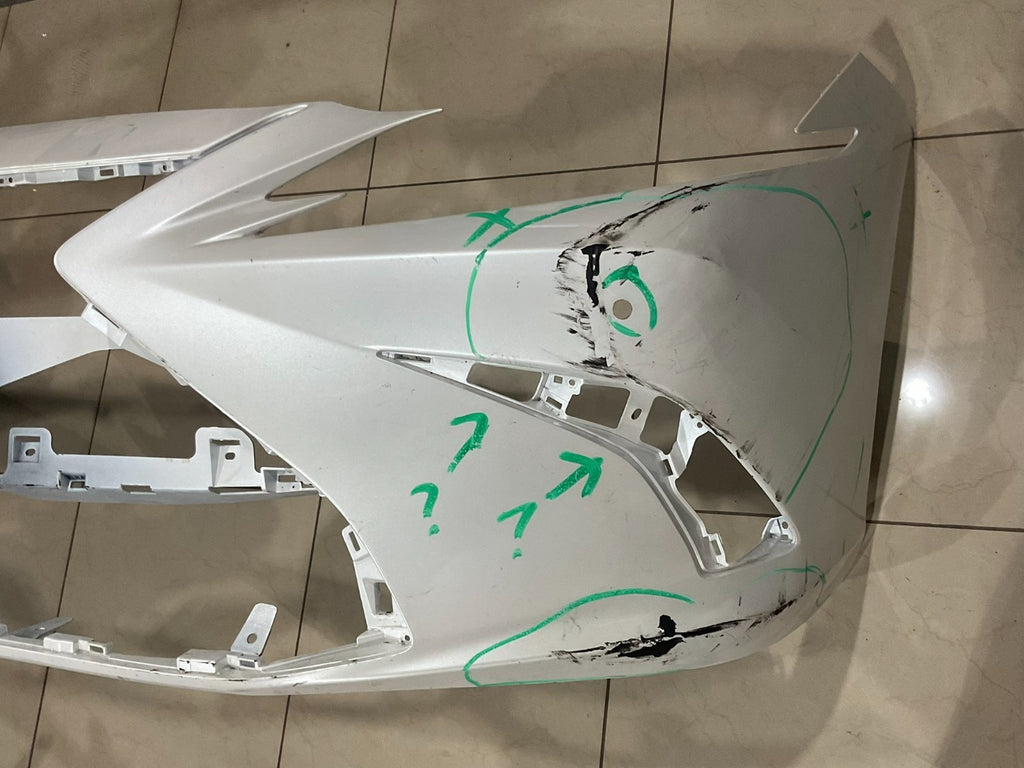 Front Bumper Cover White Lexus ES350 Base 2019 52119+06j00 OEM
