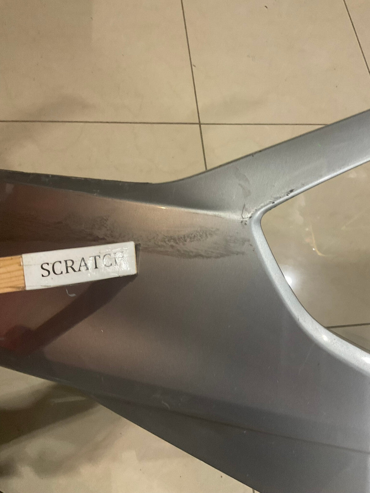 Front Bumper Cover Grey 2019-2021 Ford Edge SE SEL KT4B-17F003 OEM