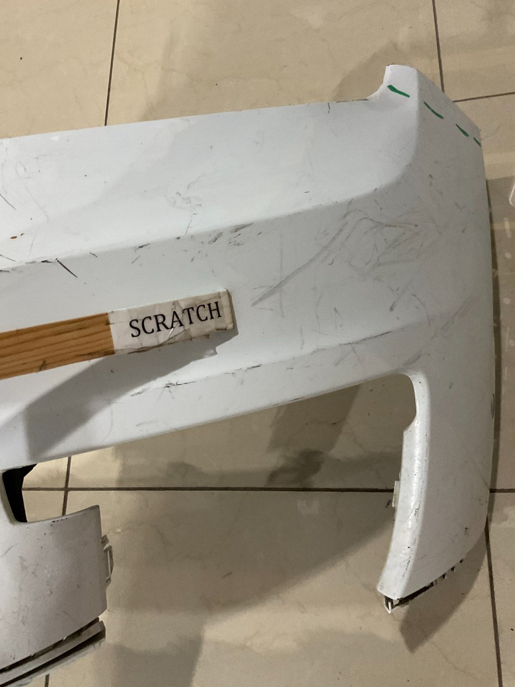 Front Bumper Cover White 2021 2022 2023 Jeep Grand Cherokee L 6sd13trmm OEM