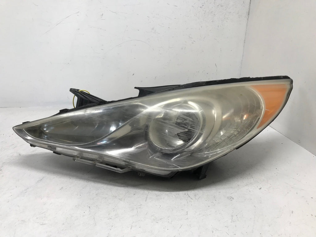 Headlight Damaged Left Driver LH 2011-2014 Hyundai Sonata CAPA