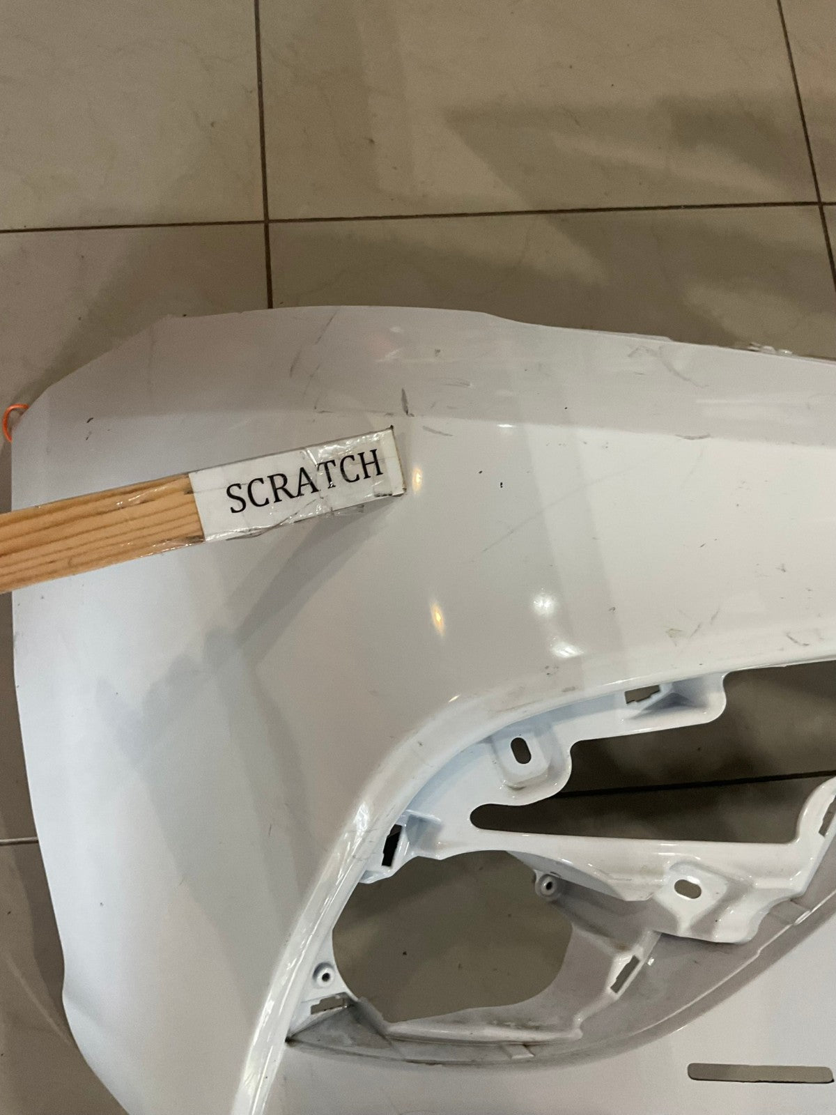 Front Bumper Cover White 2018-2020 Toyota Camry SE XSE 52119+06E20 OEM