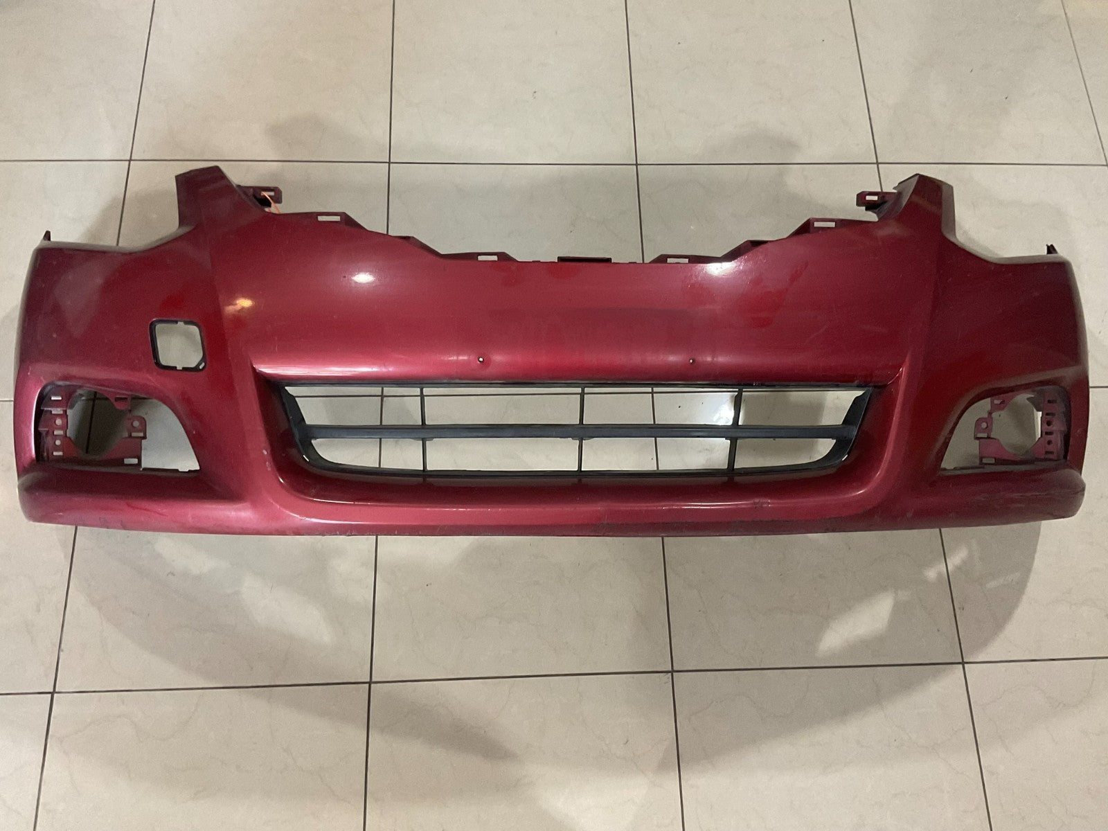 Front Bumper Cover Red 2010-2013 Nissan Altima Coupe 62022+zx10h OEM
