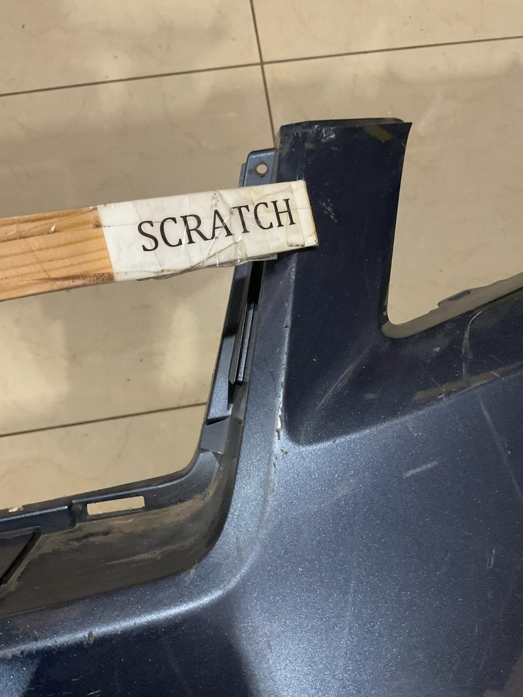 Front Bumper Cover Blue 2013-2014 Subaru Outback Wagon 57704aj12a OEM