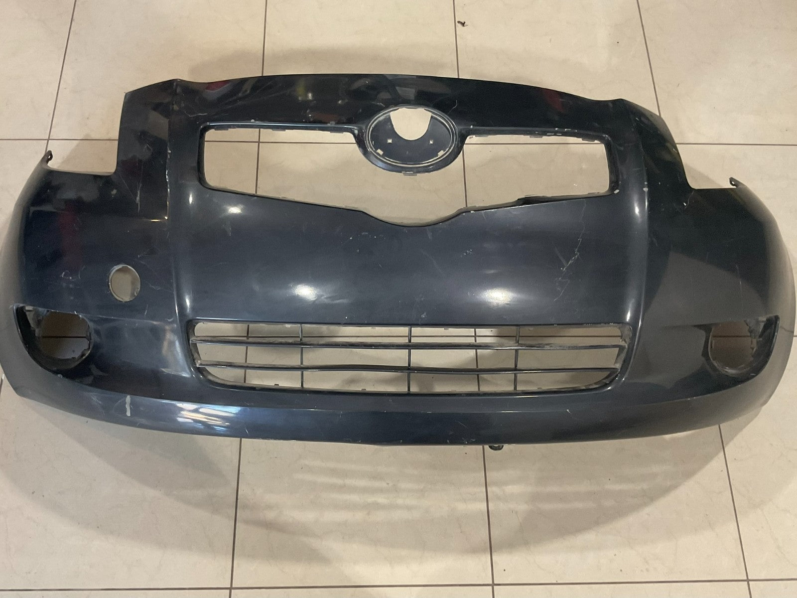 Front Bumper Cover Darkgrey 2007 2008 Toyota Yaris Hatchback CAPA
