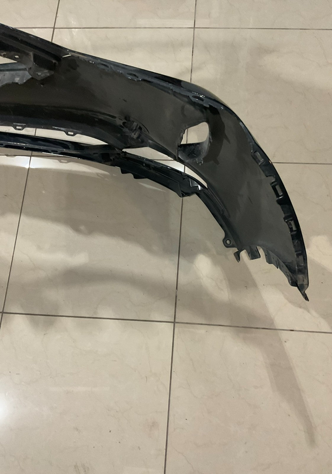 Front Bumper Cover Black Accura MDX 2022-2024 CAPA