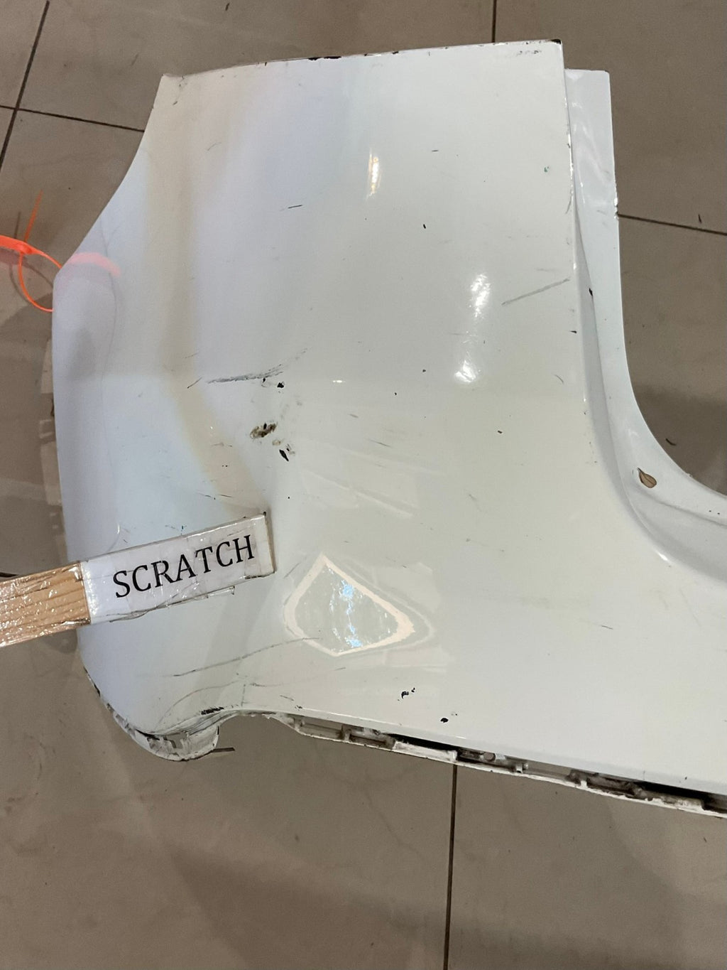 Rear Bumper Cover White 2016 2017 2018 Mercedes Benz A253+885+07+25 OEM