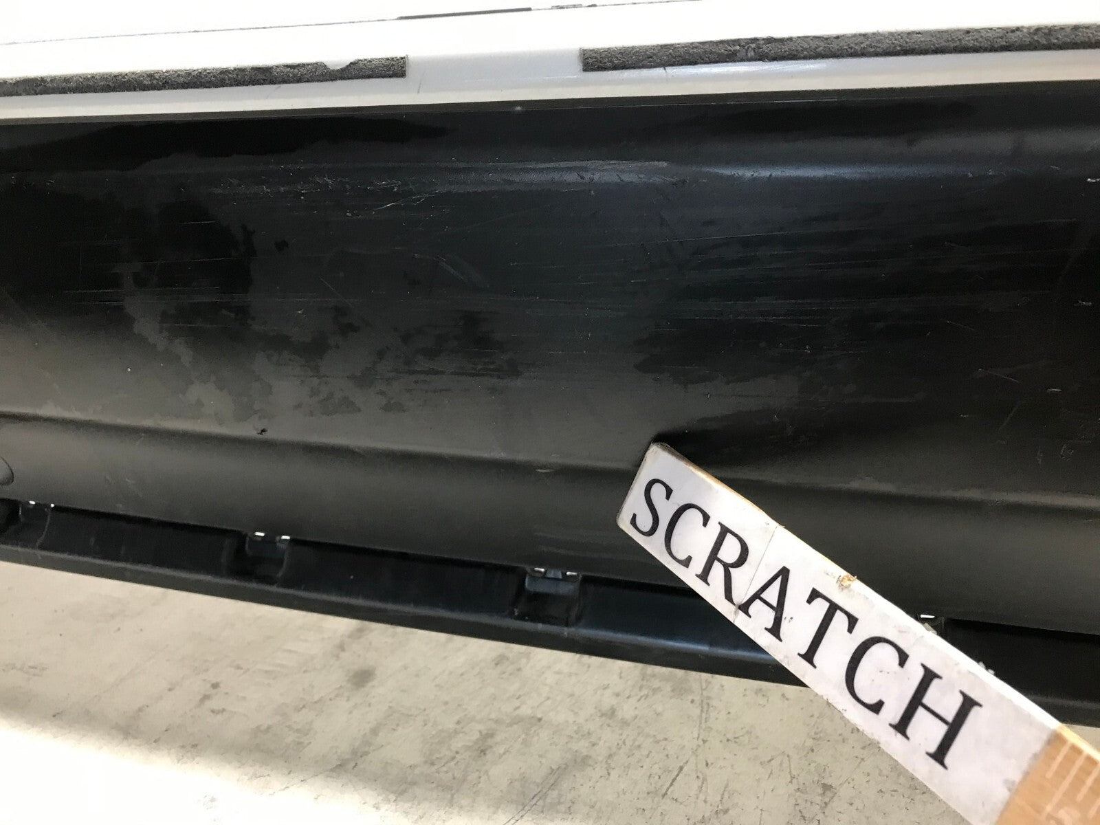 Rear Bumper Cover White Subaru Outback 2020 w/Sensor Holes 57704AN31A OEM