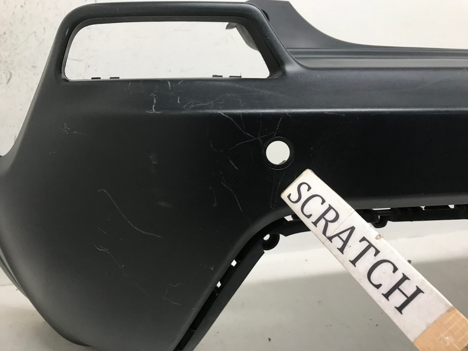 Rear Bumper LOCAL Black Jeep Cherokee 2019-2022 w/Sensor Holes 68287434AC OEM