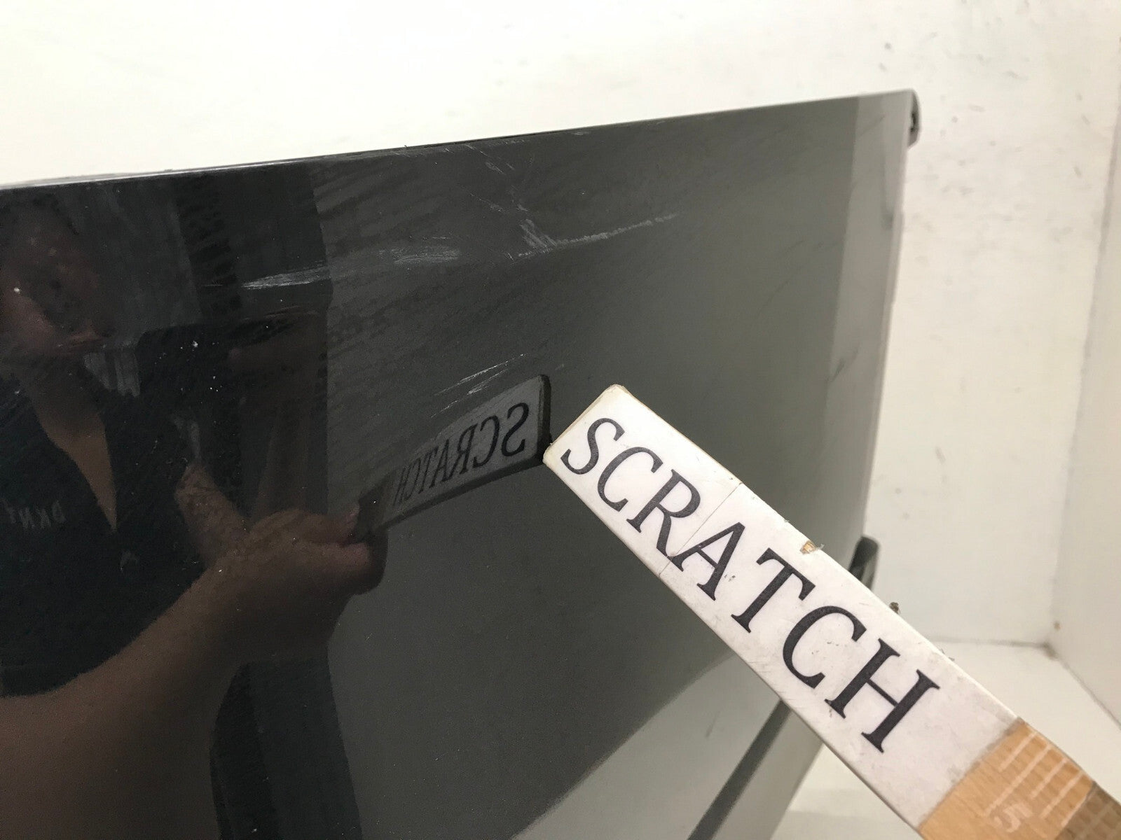 Rear Bumper Cover Black Nissan Rogue S SL SV 2014-2016 85022-5HA0A OEM