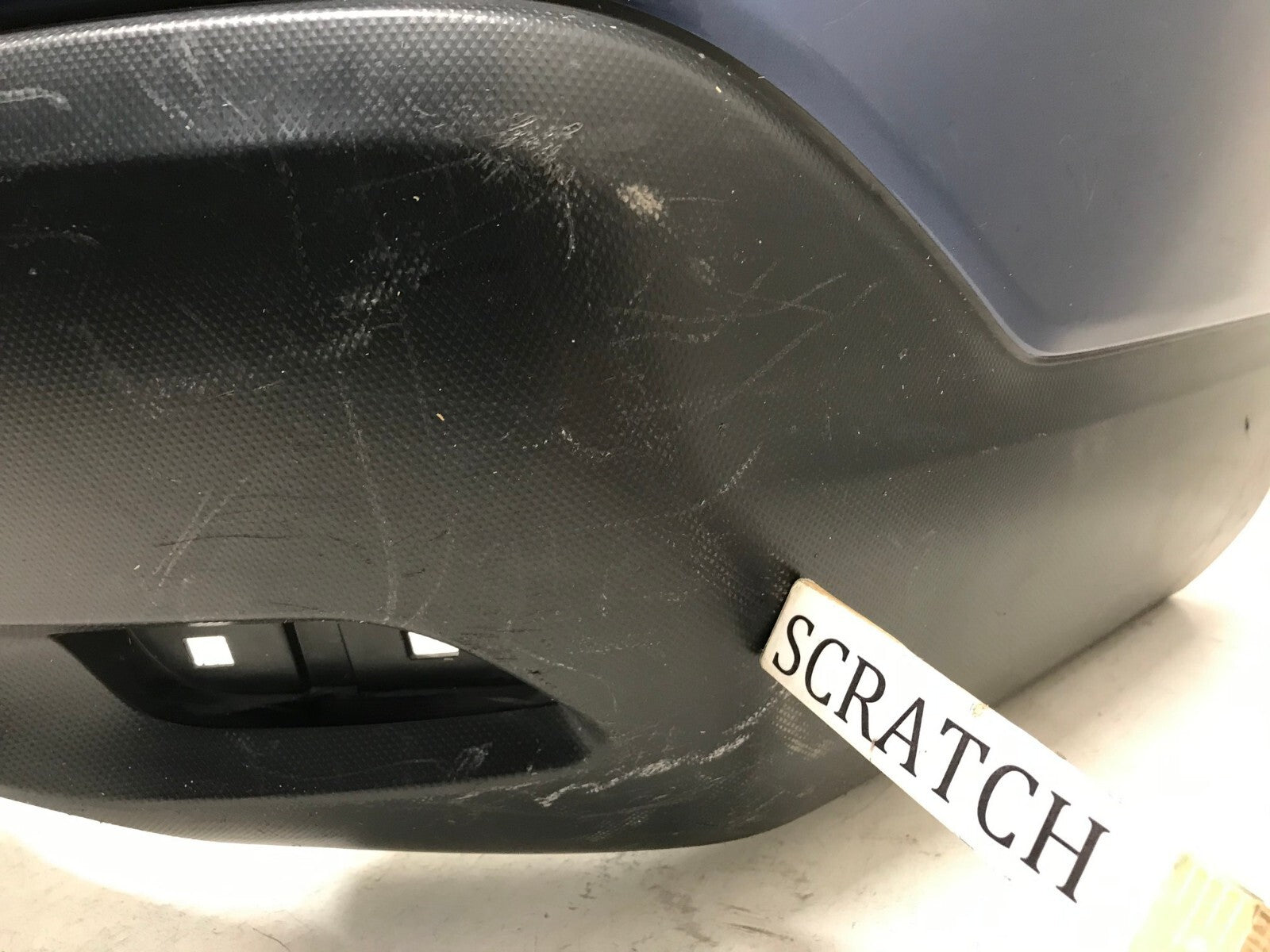 Rear Bumper Cover Blue Subaru Ascent Base Limited Premium 19 20 w/Sens Holes OEM