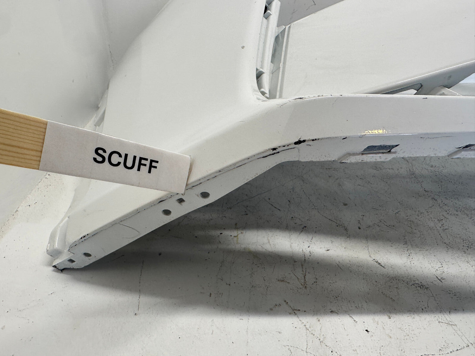 Front Bumper Cover White 2016-2018 Lexus RX350 W/Sensor Holes 52119-0E270 OEM