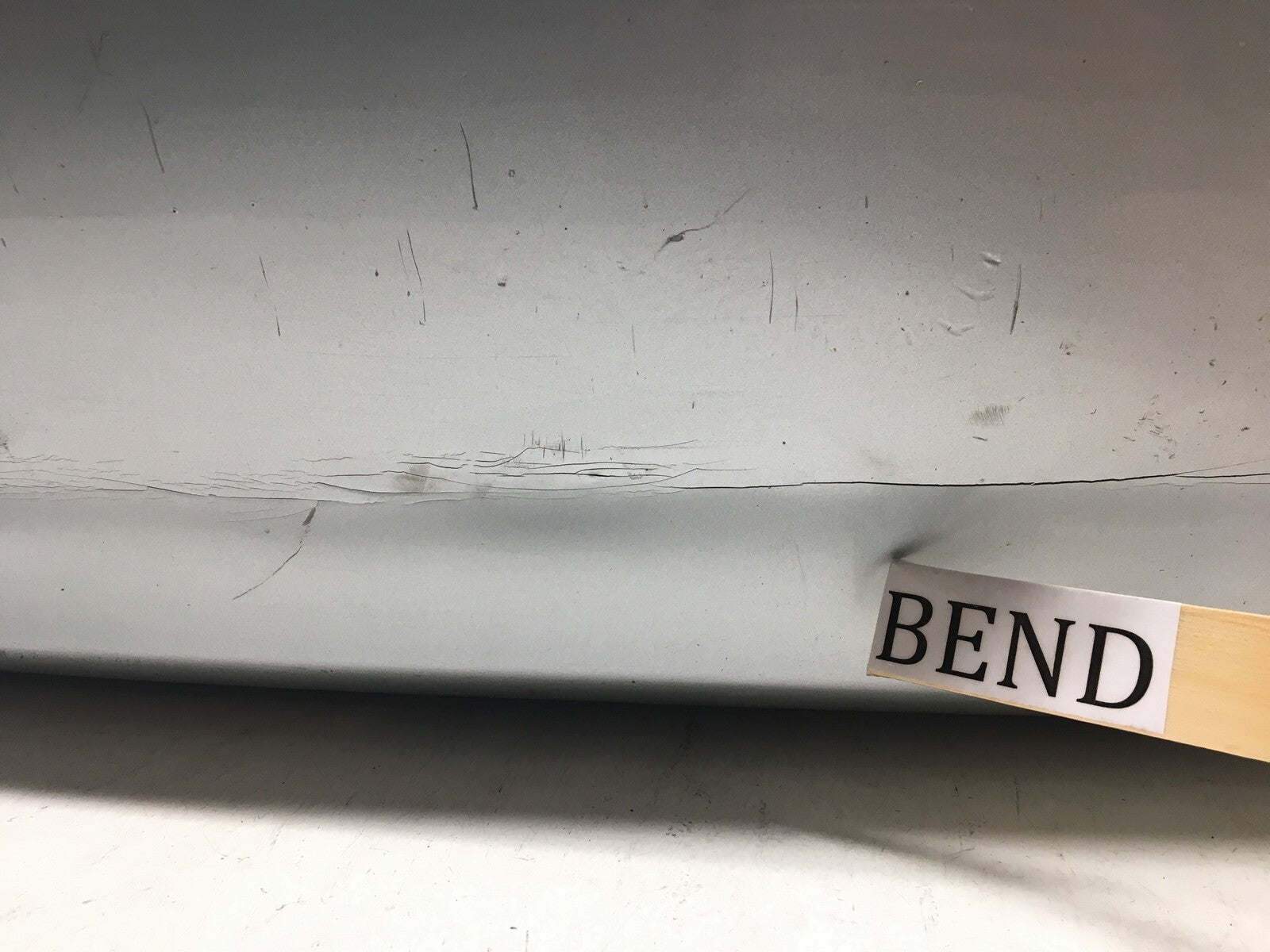 Rear Bumper Cover Hyundai Elantra GLS SE silver Limited 2007 Only 2007 2010 OEM