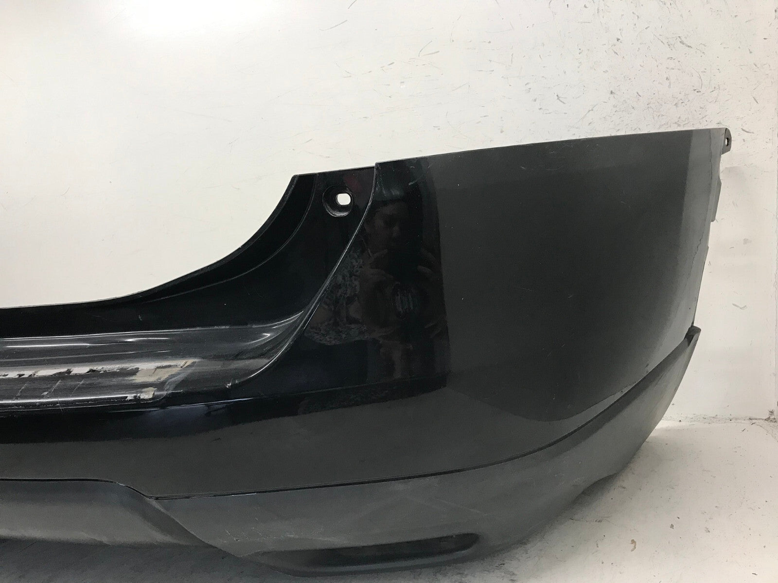 Rear Bumper Cover Black Nissan Rogue S SL SV 2014-2016 85022-9TA0H OEM