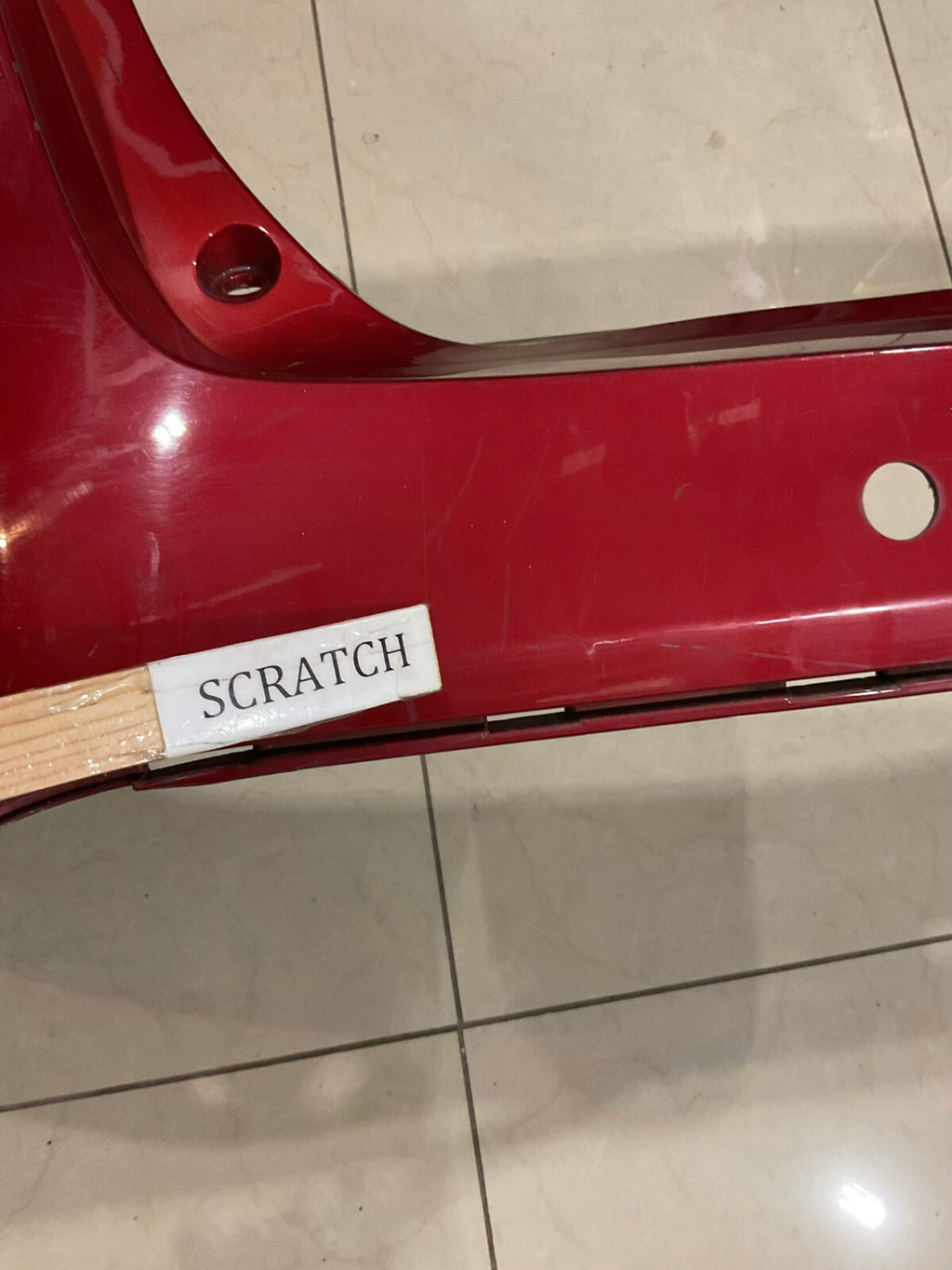 Rear Bumper Cover Red Toyota Prius Two Three Four 16-18 52159-47110 OEM