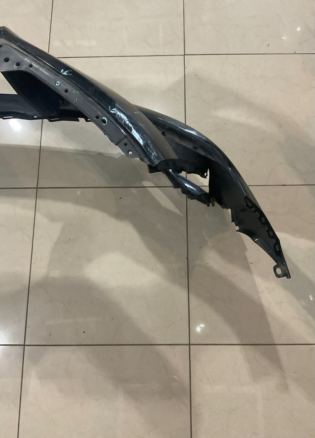 Front Upper Bumper Cover Black Infiniti QX80 2018-2023 62622+6gw0h OEM