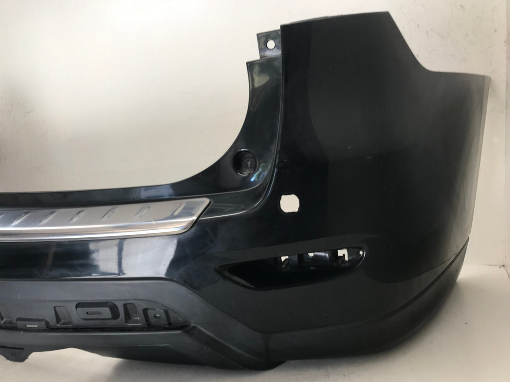Rear Bumper Cover Black Nissan Pathfinder S SL Platinum 13-16 w/Sensor Holes OEM