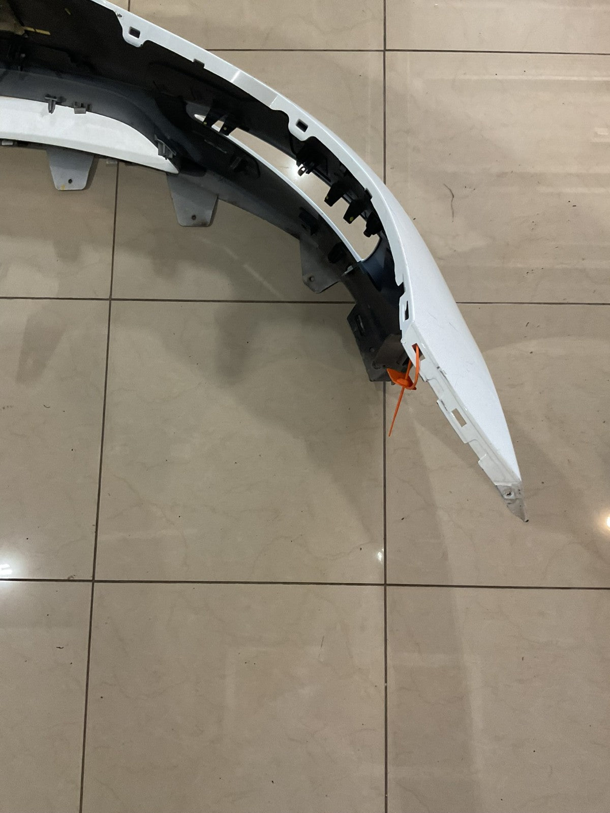 Front Bumper Cover White Tesla Model X 2021-2024