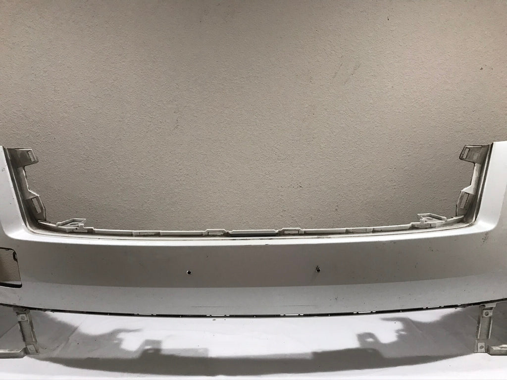 Front Bumper Cover White 2022-2023 Nissan Pathfinder S SV SUV w/Sensor Holes OEM