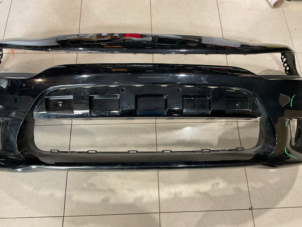 Front Bumper Cover Black 2015-2023 Dodge Charger CAPA