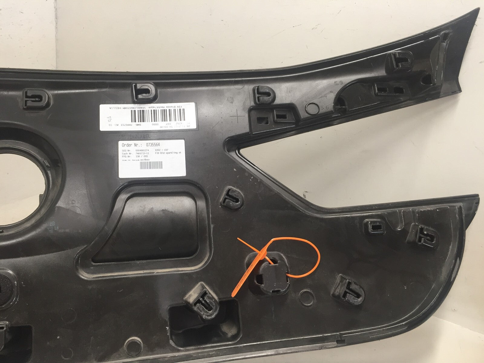 Rear Trunk Tailgate Liftgate Panel Trim BMW X2 2017-2019 51137428466 OEM
