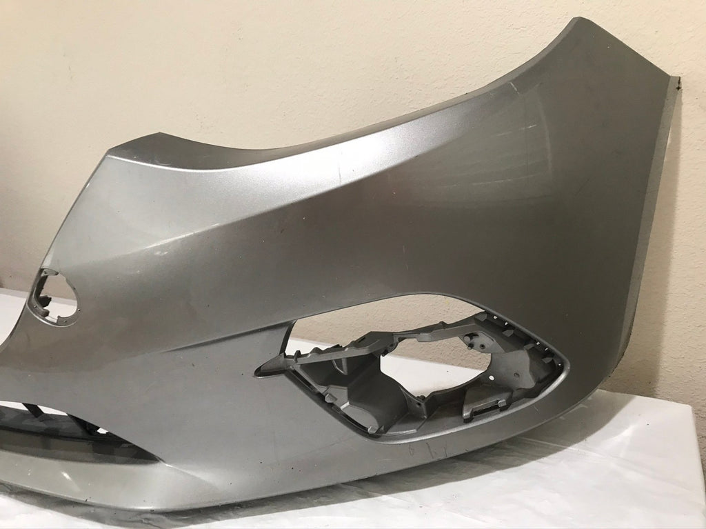 Front Bumper Cover Silver 2014 2015 2016 Mazda 3 Sedan CAPA
