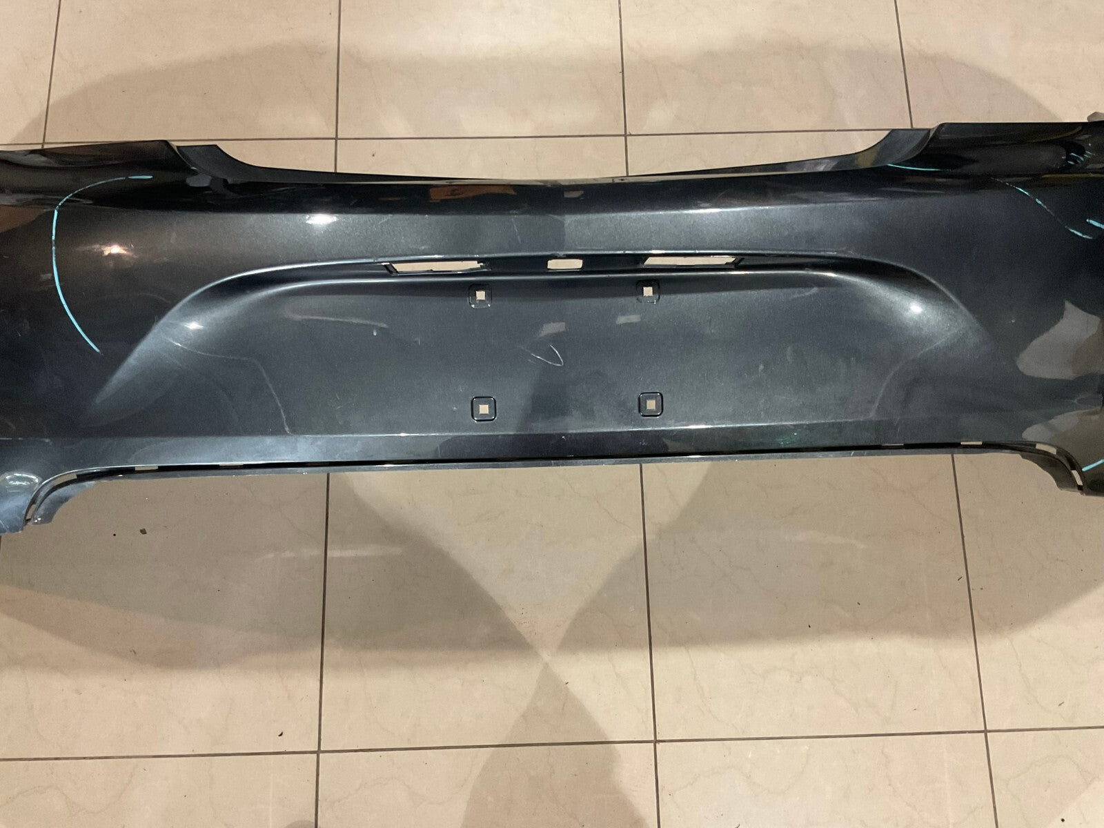 Rear Bumper Cover Black 2014-2017 Buick Regal Base CAPA