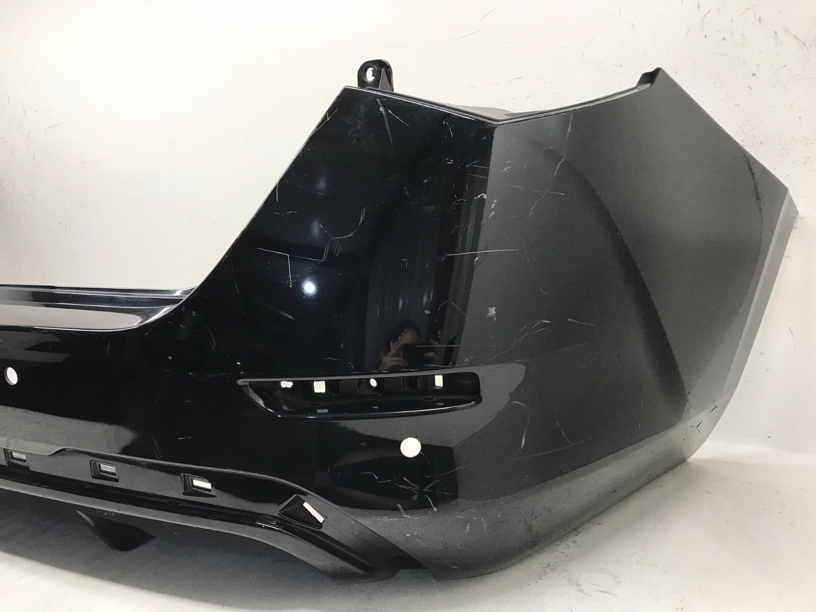Rear Bumper Cover Black Nissan Sentra S/SV 20 21 w/Sensor Holes 85022-6LB0H OEM