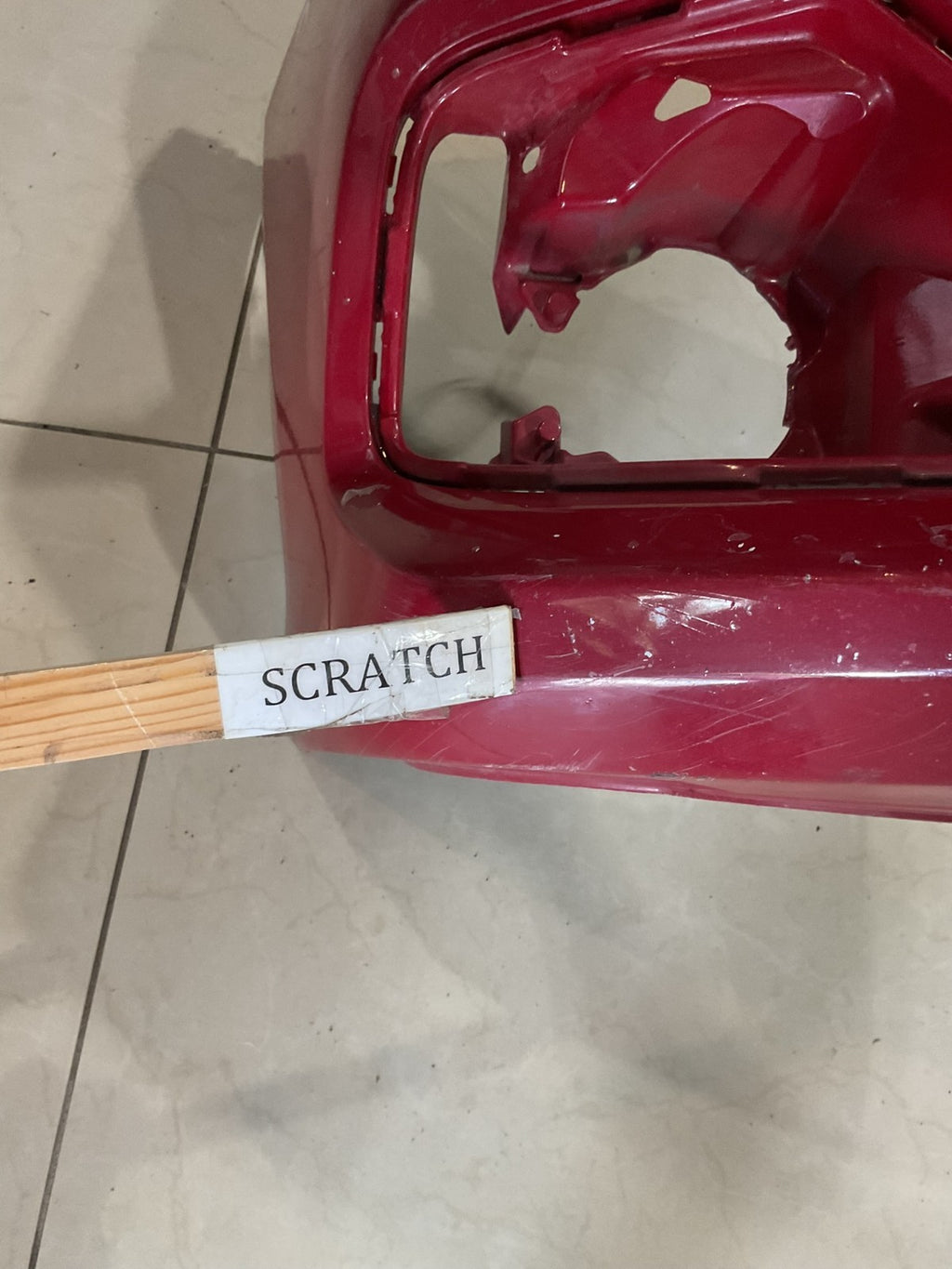 Front Bumper Cover Red 2021 2022 Honda Accord 71101tva+5000 OEM
