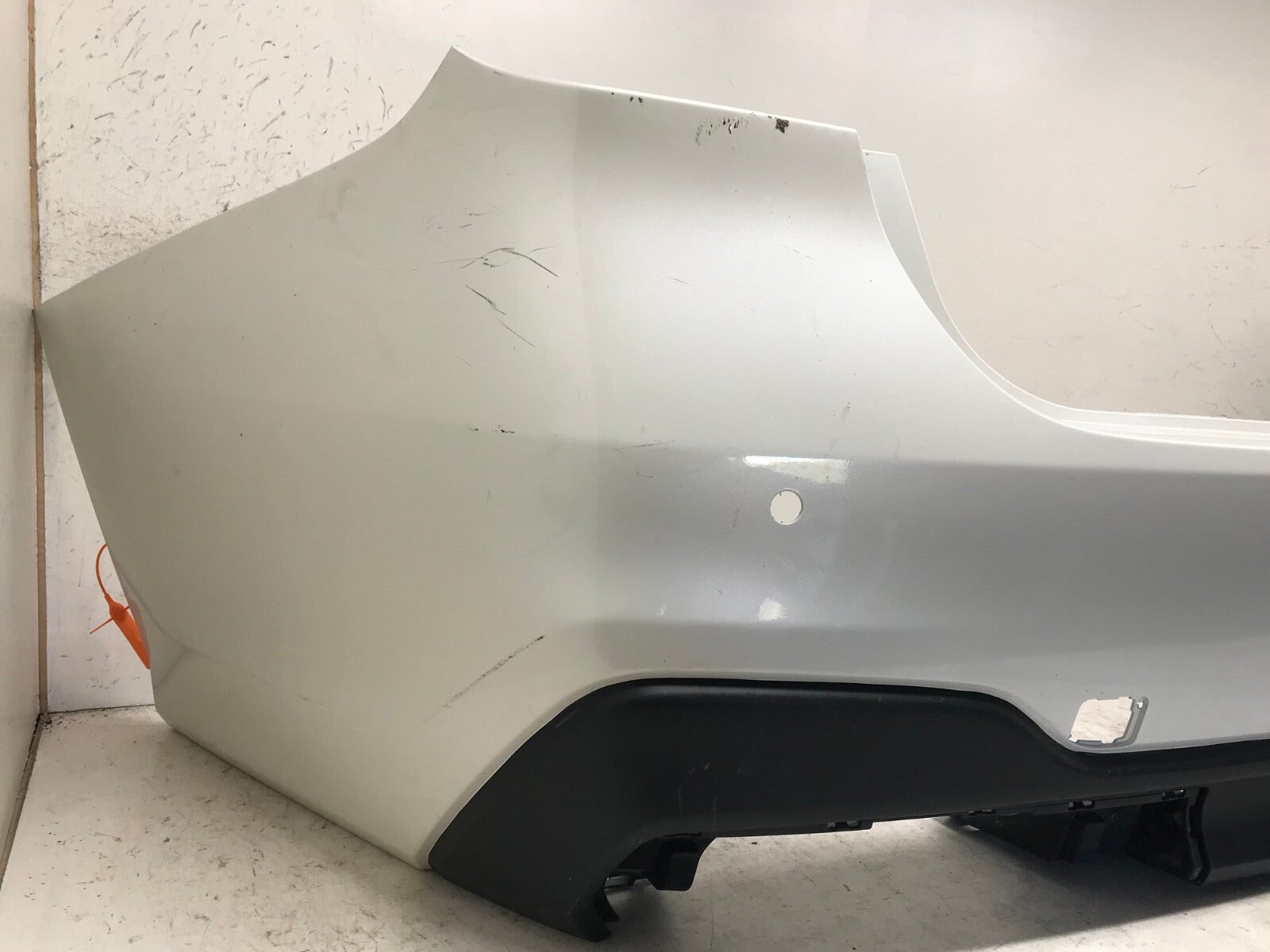 Rear Bumper Cover White 2020-2021 Subaru Legacy Base/XT/Sport w/Sensr Holes CAPA