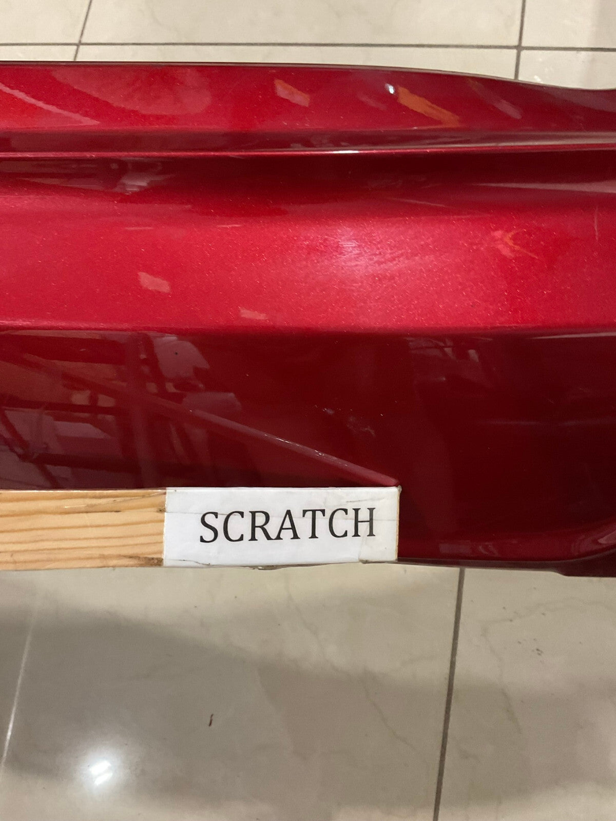 Rear Bumper Cover Red Acura RDX 2019 71501-TJB-A000 OEM