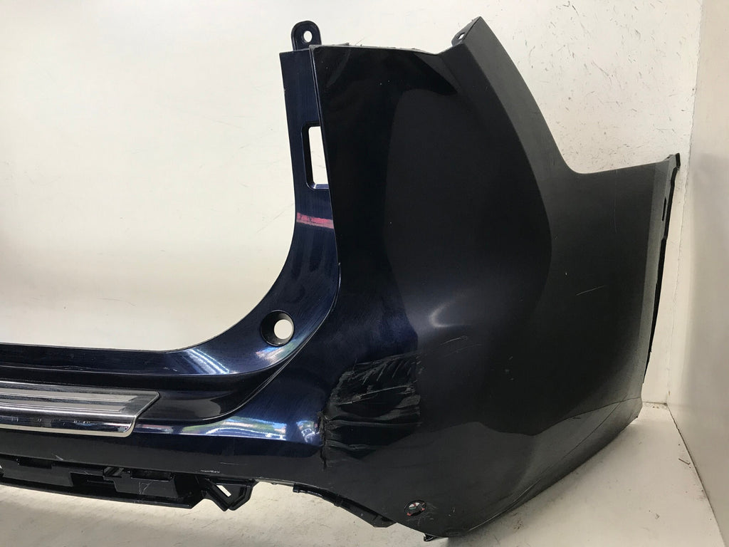 Rear Bumper Cover Black 20-21 Toyota Highlander L/LE/XLE/Hyb w/Sensor Holes OEM