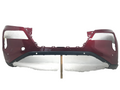 Front Bumper Cover Red 21-23 Nissan Rogue Sport S/SL/Platinum w/Sensor Holes OEM
