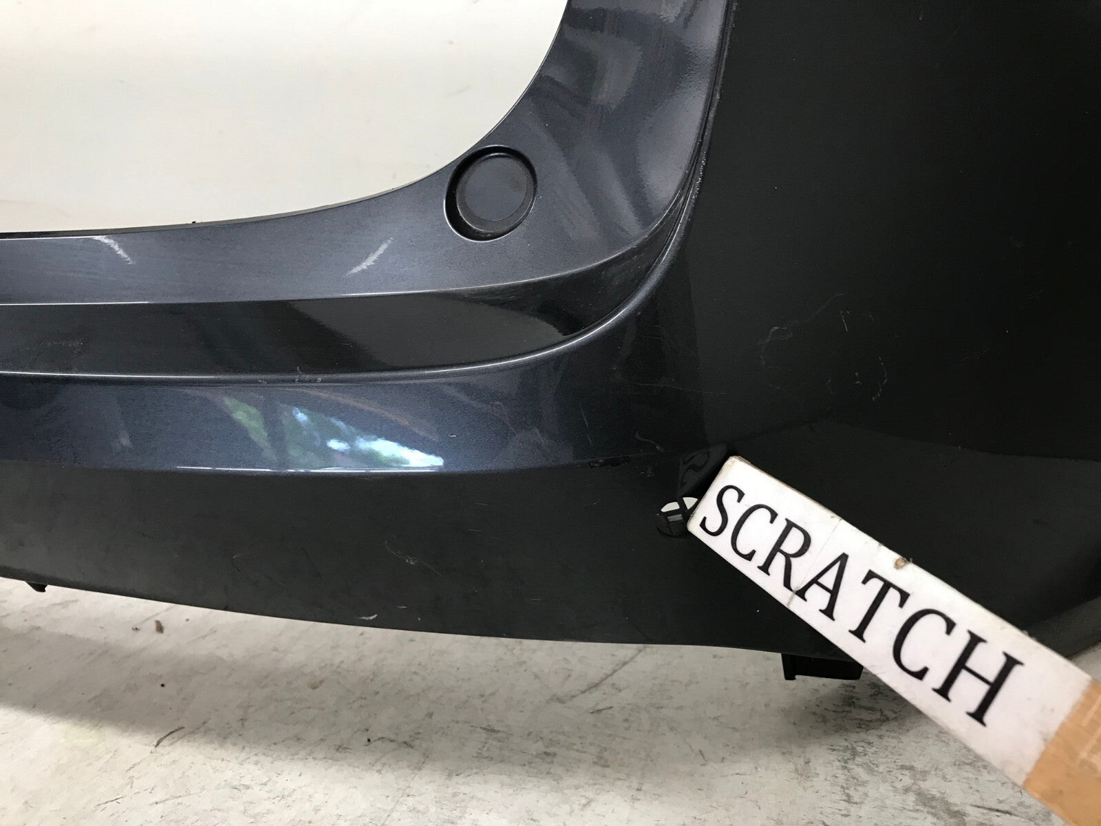 Rear Bumper Cover Gray 22-23 Lexus NX250/NX350/NX350H/NX450H+ w/Sensor Holes OEM