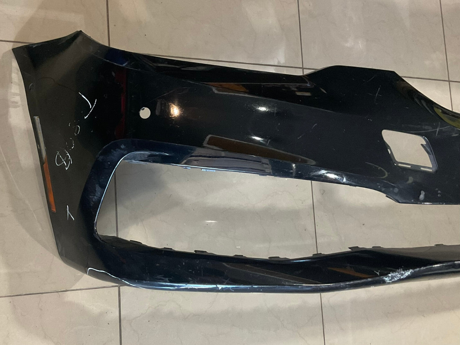 Front Bumper Cover Black BMW 530 2017 2018 2019 2020 7385336 OEM