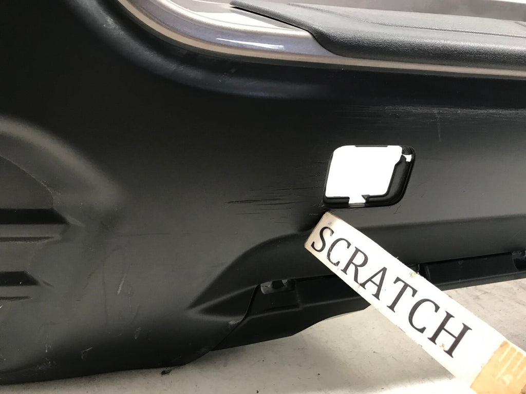 Rear Bumper Cover Gray Subaru Forester 2019 2020 w/Sensor Holes 57704AN31A OEM