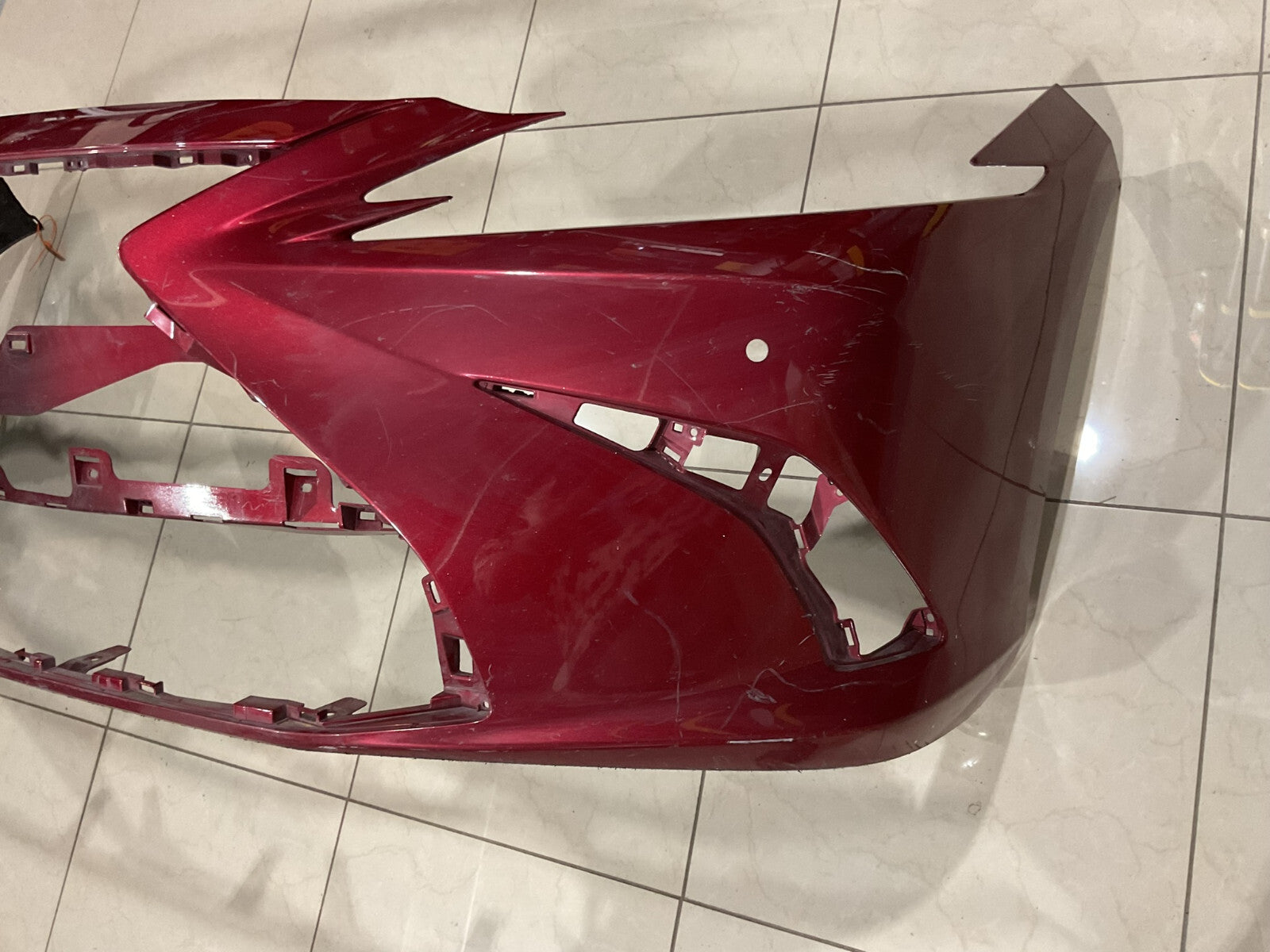 Front Bumper Cover Red 2019 2020 Lexus ES350 F-Sport 52119-06J00 OEM