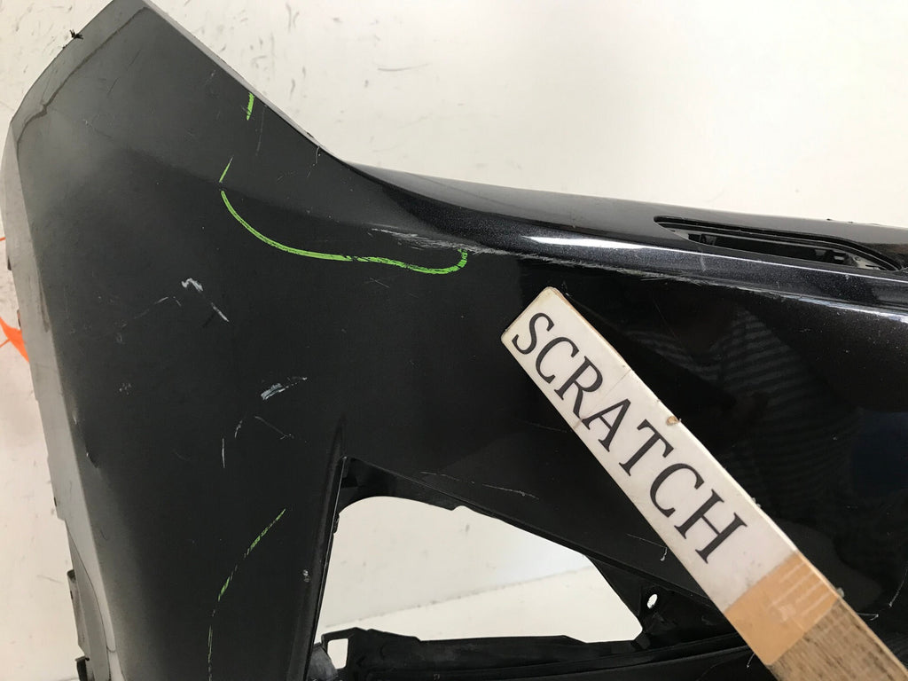 Front Bumper Cover Black Lexus RX350 RX450H 16-18 w/Sensor Holes 52119-0E270 OEM