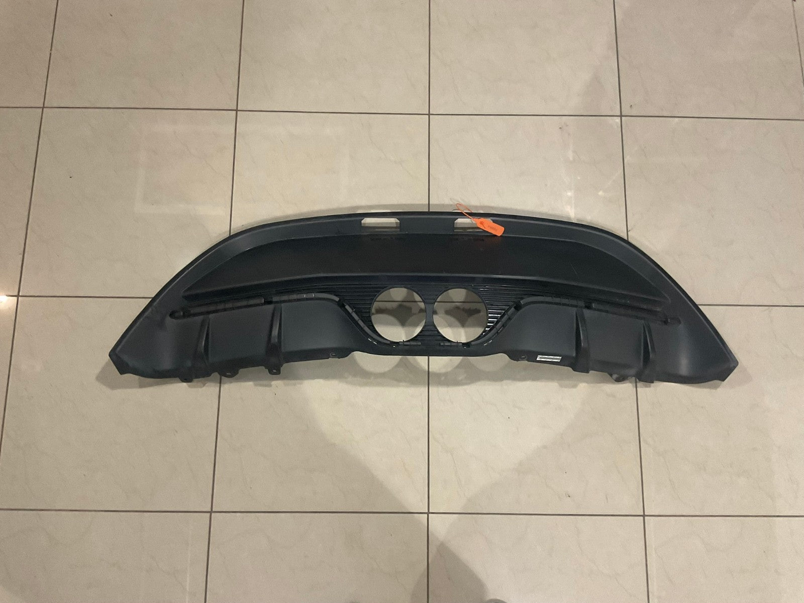 Rear Lower Bumper Cover Black Hyundai Veloster 13-16 Alzare 86612+2V500 OEM