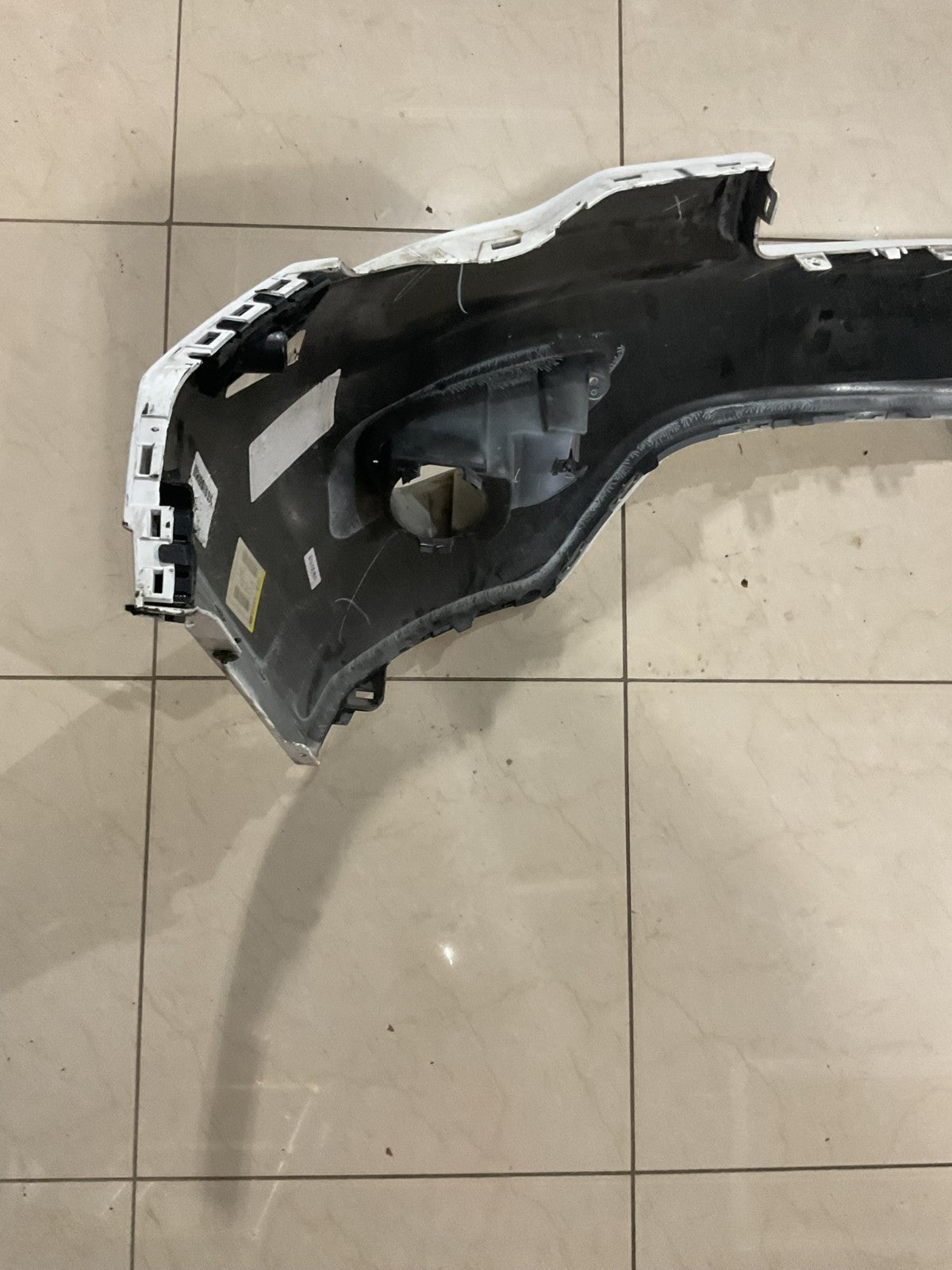 Front Upper Bumper Cover White 16-20 Jeep Grand Cherokee CAPA